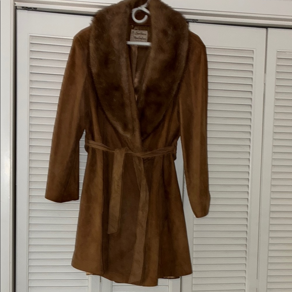 Vintage Leathers by New England Suede Leather Coat